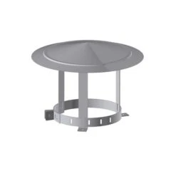 Chapeau Par Pluie Ø140 A 90 - INOX DIXNEUF