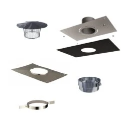 Kit Tubage Conduit Rectangle Poêle à Bois Ø 150 Mm