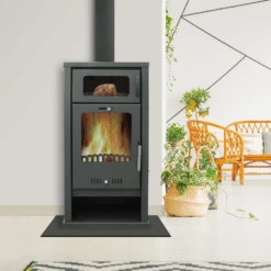 Poêle à Bois Avec Four - BELLEZA Deluxe F Luxe - 7.5 KW