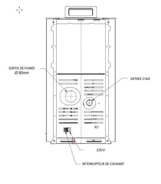 Poêle à Granulés Etanche - EMAFLAM CALI Bordeaux - 8,2 KW – Image 5