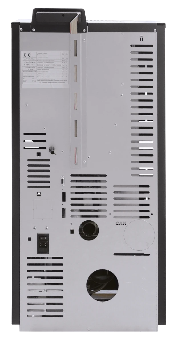 Poêle à Granulés Etanche - EMAFLAM DALA Noir - 7,92 KW – Image 3