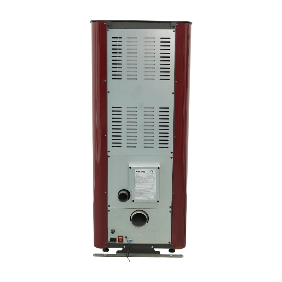 Poêle à Granulés Etanche Connecté - EMAFLAM REVA Bordeaux - 8.2 KW Bordeaux – Image 11
