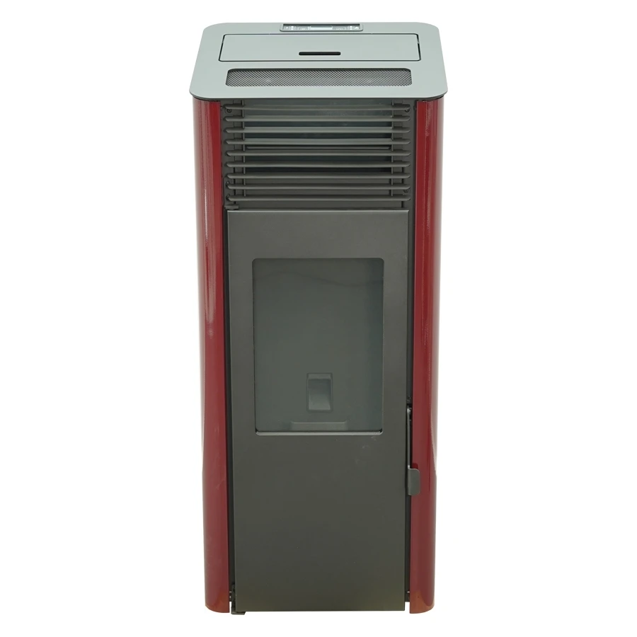 Poêle à Granulés Etanche Connecté - EMAFLAM REVA Bordeaux - 8.2 KW Bordeaux – Image 5