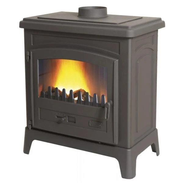 Poêle à Bois 10 KW Peint Anthracite FONTEVAL - GODIN - 389143 – Image 2