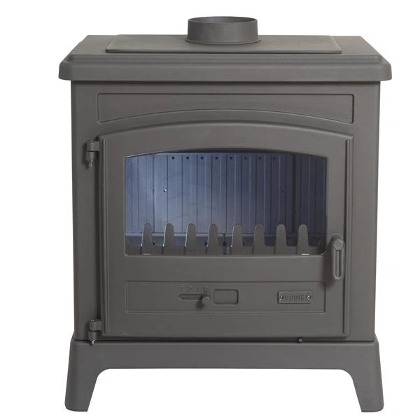 Poêle à Bois 10 KW Peint Anthracite FONTEVAL - GODIN - 389143 – Image 3
