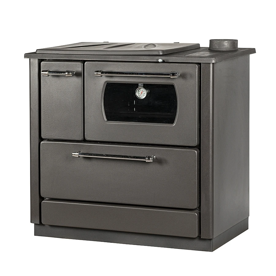 Cuisinière à Bois - MODERNA Cucina Luxe Gris - 7.9 KW