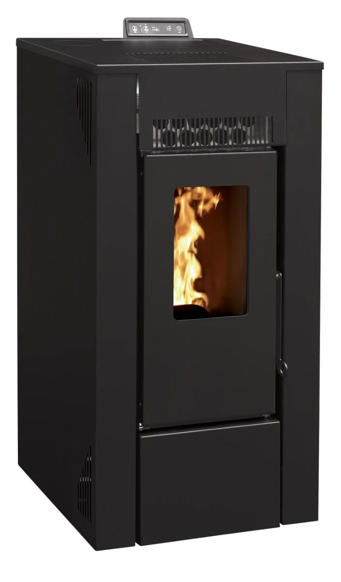 Poêle à Granulés Etanche WiFi - EMAFLAM DALA Noir - 7,92 KW – Image 2