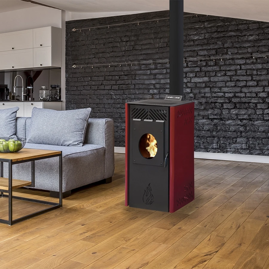 Poêle à Granulés BELLEZA Puerto Rouge 11KW