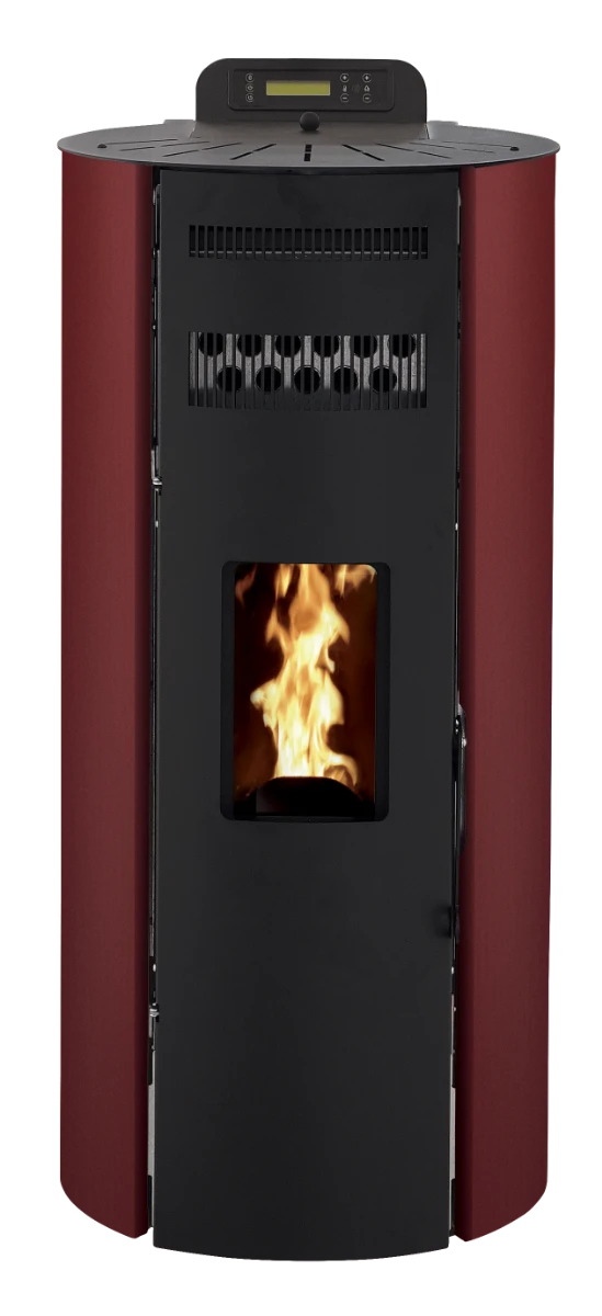 Poêle à Granulés Etanche - EMAFLAM CALIXTE Bordeaux - 12,1 KW – Image 3