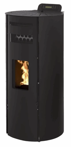 Poêle à Granulés Etanche - EMAFLAM CALIXTE Noir - 12,1 KW