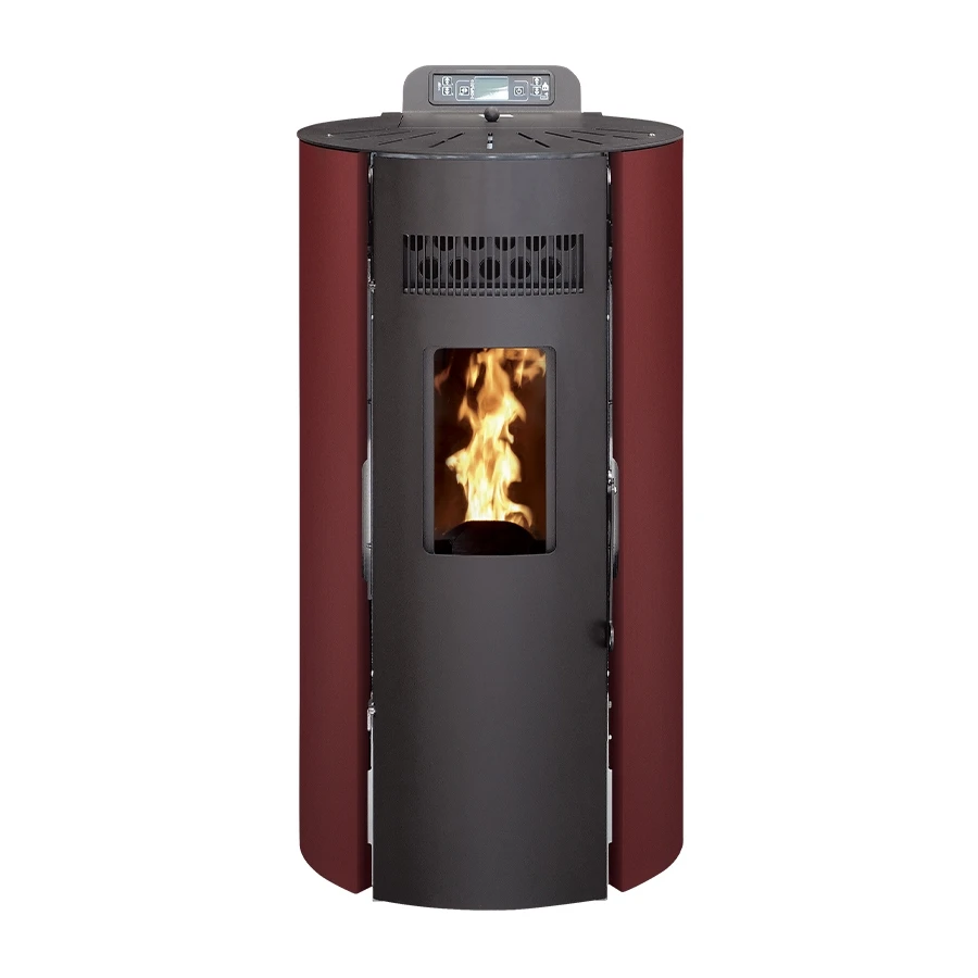 Poêle à Granulés Etanche - EMAFLAM CALI Bordeaux - 8,2 KW – Image 3