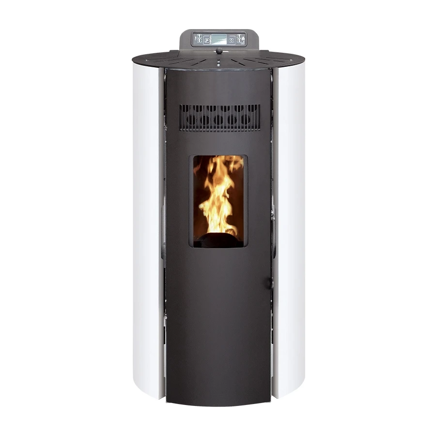 Poêle à Granulés Etanche - EMAFLAM CALI Blanc - 8,2Kw – Image 3