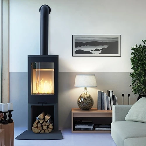 Tuyau Acier 2 Mm Noir Mat De Diamètre 180 Mm Et De Longueur 100 Cm - POUJOULAT - 50180905 – Image 2