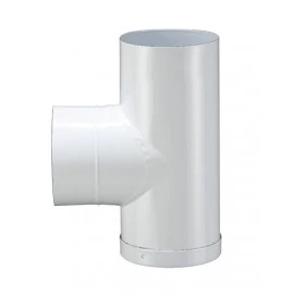 Té Tampon émaillé Blanc 90° Et 150 Mm De Diamètre - POUJOULAT - 56150255