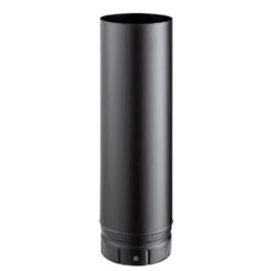 Tuyau émaillé Noir Mat 50 Cm Ø180 Mm - Poujoulat – 58180904